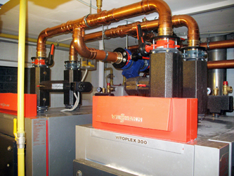 Монтаж и обвязка котельной Viessmann Vitoplex Обвязка и монтаж котельных установок Viessmann